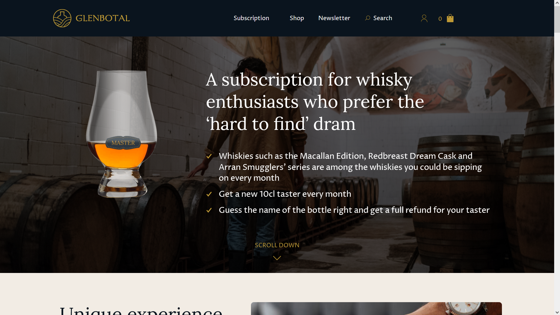 Glenbotal — подписочное предложение